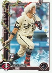 2025 Topps Holiday Base Set Brooks Lee #H13b card