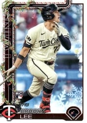 2025 Topps Holiday Base Set Brooks Lee #H13c card