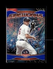 2026 Panini Stars and Stripes Prizm USA Fireworks Brooks Lee #24 card
