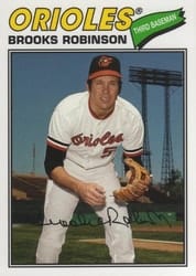 2018 Topps Archives Base Set Brooks Robinson #138 card