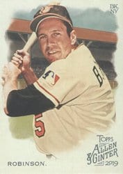 2019 Topps Allen & Ginter Base Set Brooks Robinson #75 card
