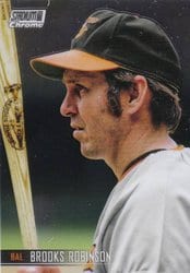2021 Stadium Club Chrome Base Set Brooks Robinson #115 card