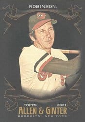 2021 Topps Allen & Ginter X Base Set Brooks Robinson #83 card