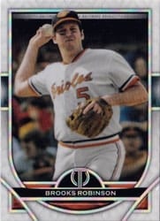 2021 Topps Tribute Base Set Brooks Robinson #61 card