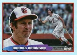 2022 Topps Archives 1988 Topps Big Foil Brooks Robinson #88BF-14 card