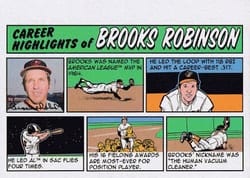 2022 Topps Heritage 1973 Topps Comics Brooks Robinson #73TC-48 card