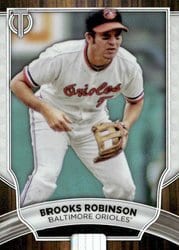 2022 Topps Tribute Base Set Brooks Robinson #79 card