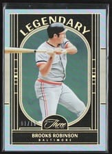 2024 Panini Three and Two Legendary Brooks Robinson #19 card