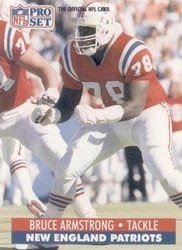 1991 Pro Set Base Set Bruce Armstrong #226 card