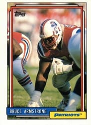 1992 Topps Base Set Bruce Armstrong #575 card