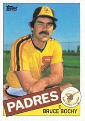 1985 Topps Base Set Bruce Bochy #324 card