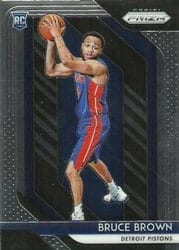 2018-19 Panini Prizm Base Set Bruce Brown #132 card