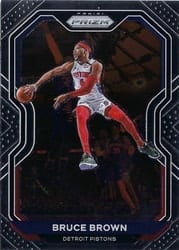 2020-21 Panini Prizm Base Set Bruce Brown #239 card