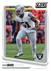 2018 Score Base Set Bruce Irvin #257 card