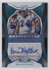 2022 Panini Certified Mirror Signatures Bruce Matthews #MS-BM card