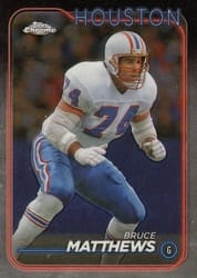 2024 Topps Chrome Base Set Bruce Matthews #190 card