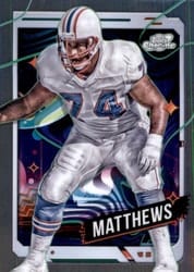 2024 Topps Chrome Cosmic Base Set Bruce Matthews #95 card