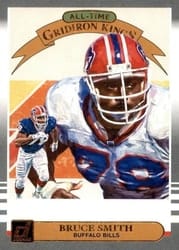 2019 Donruss All-Time Gridiron Kings Bruce Smith #AGK-2 card