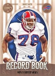 2019 Panini Legacy Record Book Bruce Smith #RB-BS card
