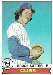 1979 Topps Base Set Bruce Sutter #457 card