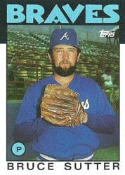 1986 Topps Base Set Bruce Sutter #620 card