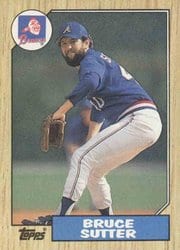 1987 Topps Base Set Bruce Sutter #435 card