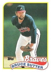 1989 Topps Base Set Bruce Sutter #11 card