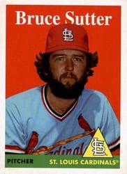 2019 Topps Archives Base Set Bruce Sutter #37 card