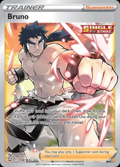 2021 Battle Styles Bruno #158 card