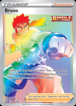 2021 Battle Styles Bruno #172 card