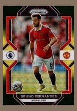 2022 Panini Prizm Premier League Bruno Fernandes #77 card