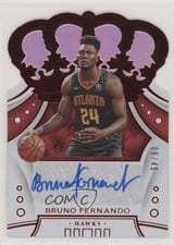 2019 Panini Crown Royale Rookie Autographs Bruno Fernando #CR-BFD card