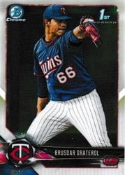 2018 Bowman Chrome Prospects Brusdar Graterol #BCP218 card