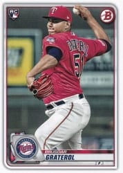 2020 Bowman Base Set Brusdar Graterol #89 card
