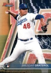 2020 Bowman's Best Base Set Brusdar Graterol #49 card