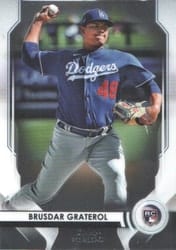 2020 Bowman Sterling Base Set Brusdar Graterol #BSR-55 card