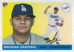 2020 Topps Archives Base Set Brusdar Graterol #34 card