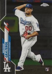 2020 Topps Chrome Base Set Brusdar Graterol #91 card
