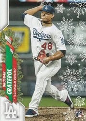 2020 Topps Holiday Base Set Brusdar Graterol #HW51 card