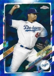 2021 Topps Chrome Sapphire Edition Base Set Brusdar Graterol #85 card