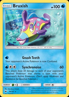 Burning Shadows Bruxish #38 card