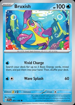 Scarlet & Violet Bruxish #51 card