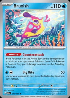 Surging Sparks Bruxish #49 card