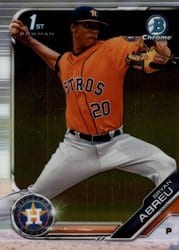 2019 Bowman Chrome Prospects Bryan Abreu #BCP-157 card
