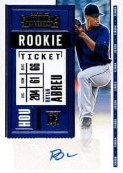 2020 Panini Contenders Base Set Bryan Abreu #159 card