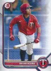 2022 Bowman Draft Base Set Bryan Acuña #BD-19 card