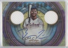 2022 Bowman Inception Autographed Dual Relics Bryan Acuña #IADR-BA card