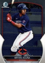 2023 Bowman Chrome Prospects Bryan Acuna #BCP-37 card