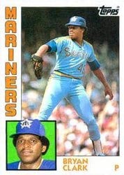 1984 Topps Base Set Bryan Clark #22 card