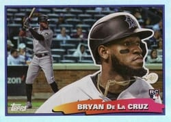2022 Topps Archives 1988 Topps Big Foil Bryan De La Cruz #88BF-10 card